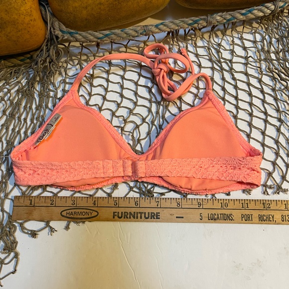 NWT SO Lace Bathing Swim Suit Bikini Top S Small SM - Picture 3 of 6